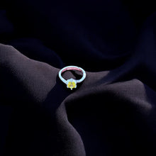 Adjustable Crystal Hex Ring