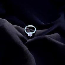 Adjustable Crystal Hex Ring