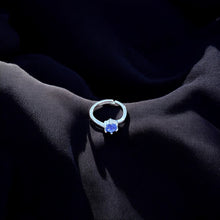 Adjustable Crystal Hex Ring