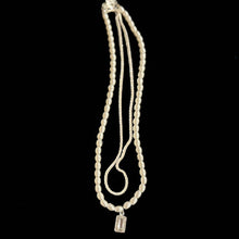 Serene Strands Double Layered Pendant