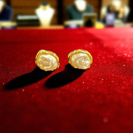 Aurora Pearl Studs