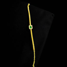 Emerald Crest Bracelet