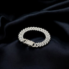 Moissanite Vermeil Cuban Bracelet