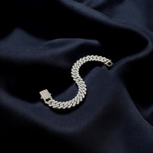 Moissanite Vermeil Cuban Bracelet