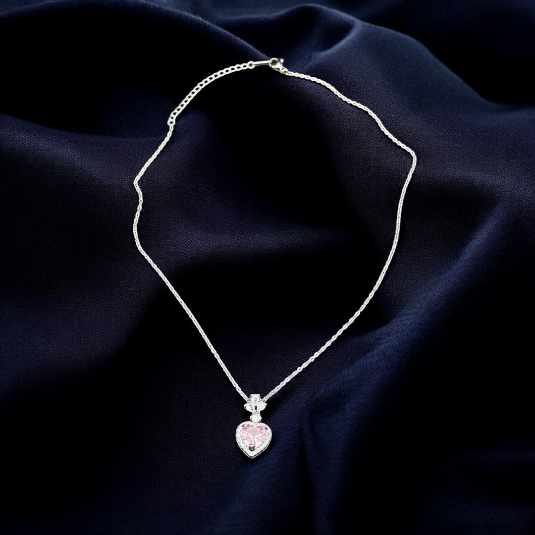 Pink Heart Pendant