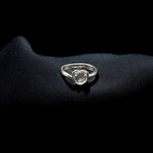 Adjustable Heart Ring in Silver